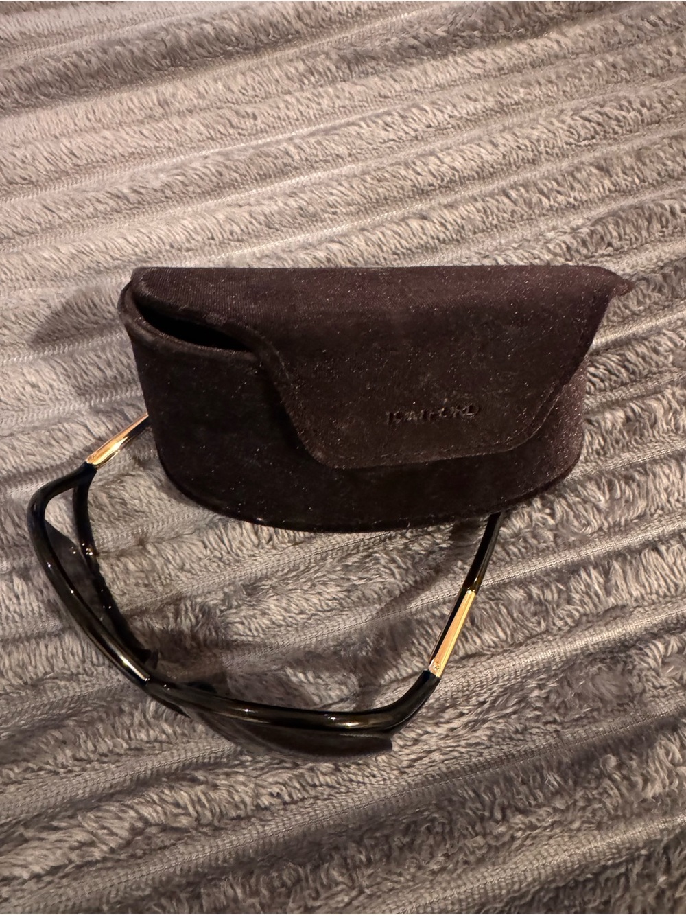Tom Ford black polarized sunglasses - Picture 3 of 4